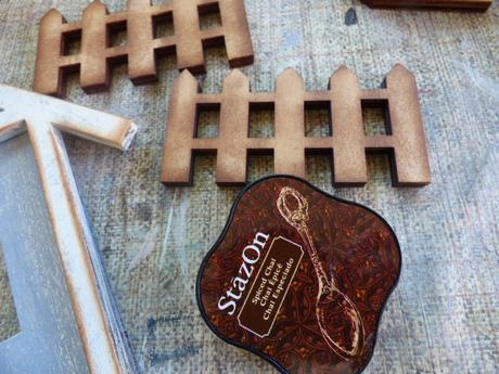 Conjunto casita navideña