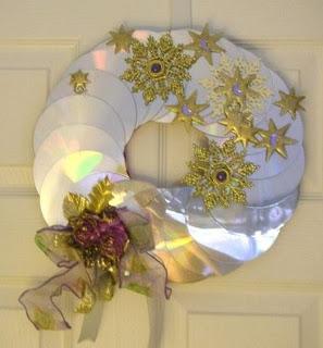 15 Hermosos adornos navideños realizados con cds reciclados 15 Hermosos adornos navideños realizados con cds reciclados