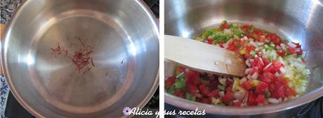 ALBÓNDIGAS DE RAPE Y JAMÓN SERRANO EN SALSA DE AZAFRÁN