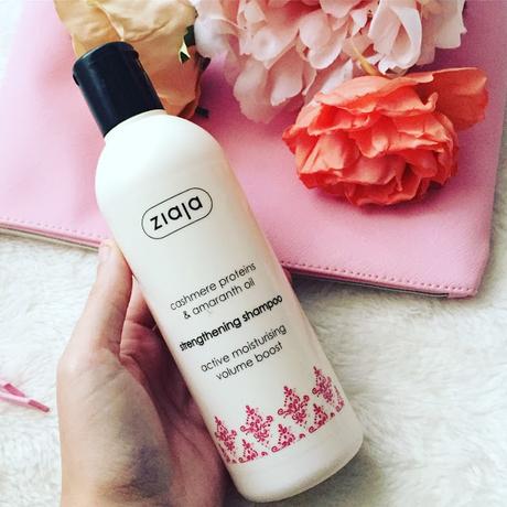 Champú de proteínas de cashmere y aceite de amaranto de Ziaja