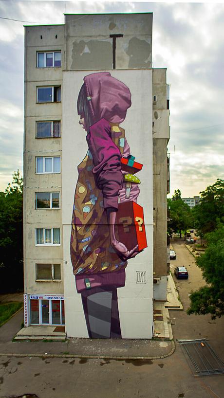 Street Art de Sainer el artista Polaco que le da color a las ciudades eurpoeas