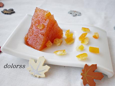 Dulce de membrillo o codonyat con naranja confitada (Olla rápida) Dulce de membrillo o codonyat con naranja confitada (Olla rápida)