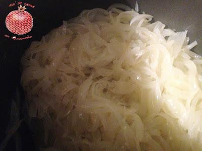 Cebolla caramelizada en olla programable o a presión.