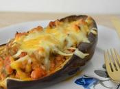 Berenjenas rellenas zorza (picadillo)
