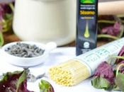 Sopa china fideos, hongos espinacas