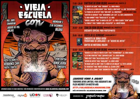 Cartel y programa de Vieja Escuela Con: Rol & Noodles Cartel y programa de Vieja Escuela Con: Rol & Noodles