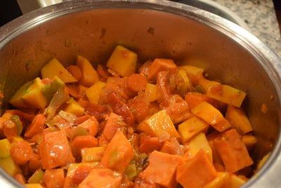 Lentejas de Otoño ( con Calabaza y Boniato )