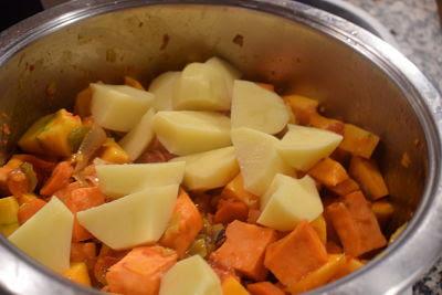 Lentejas de Otoño ( con Calabaza y Boniato )