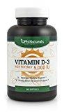 Vitamina D3 Cápsulas de 5000 UI. 240 cápsulas de Vitamina D de Alta Potencia (5000 UI) en aceite de oliva extra virgen para mayor absorción