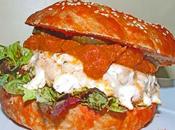 Receta Casera Hamburguesa salmón verduras