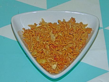 Cebolla crujiente frita Cebolla crujiente frita
