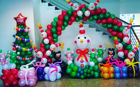 Decoraciones de Navidad con globos - Paperblog