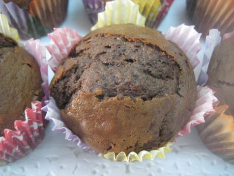 MUFFINS CON MUCHO CHOCOLATE