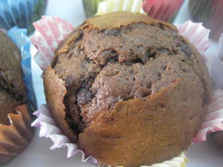 MUFFINS CON MUCHO CHOCOLATE