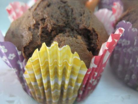MUFFINS CON MUCHO CHOCOLATE