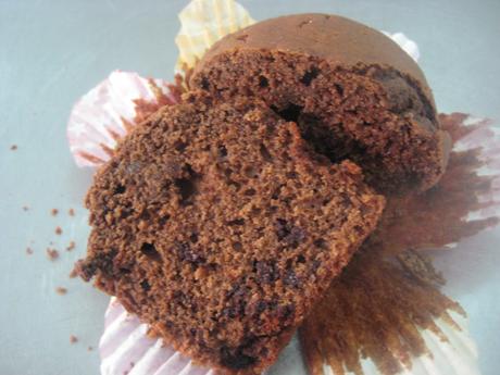 MUFFINS CON MUCHO CHOCOLATE