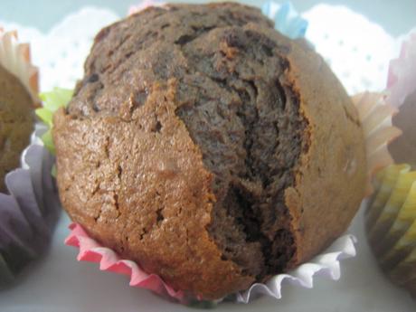 MUFFINS CON MUCHO CHOCOLATE