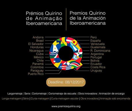 Convocatoria Premios Quirino de la Animación Iberoamericana