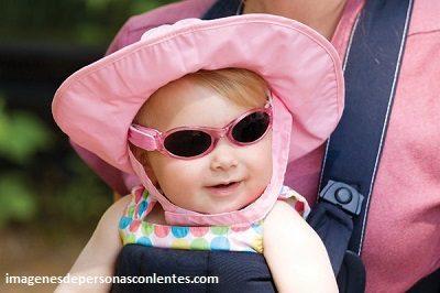 anteojos de sol para bebes sombrero