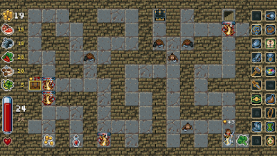 'I Am Overburdened' es una parodia de los 'roguelike' con escenarios generados aleatoriamente 'I Am Overburdened' es una parodia de los 'roguelike' con escenarios generados aleatoriamente