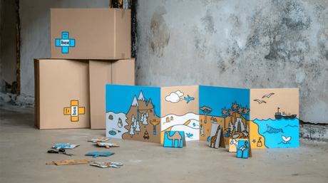 Inside the Box: el proyecto que convierte cajas de cartón en juguetes para niños refugiados