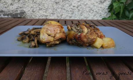 Pollo al vermut (tradicional o Crock-Pot)
