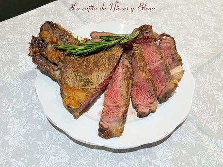 Chuletón al horno