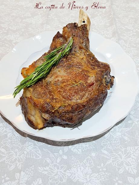 Chuletón al horno