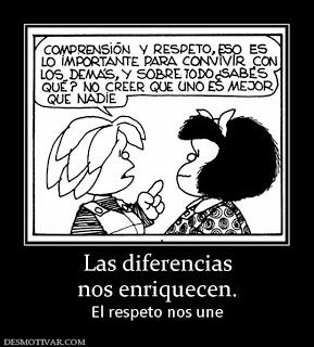 Respeto de las diferencias