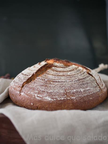 Pan con harina de castañas