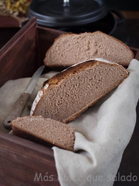 Pan con harina de castañas