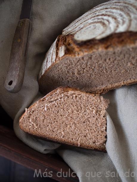 Pan con harina de castañas