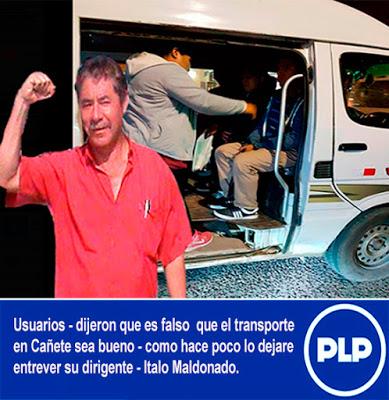 Usuarios insisten: HAY QUE DESANIMALIZAR EL TRANSPORTE EN CAÑETE…