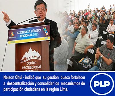 GORE LIMA PROGRAMA AUDIENCIA PUBLICA EN LAS PROVINCIAS DE HUAURA Y HUARAL…