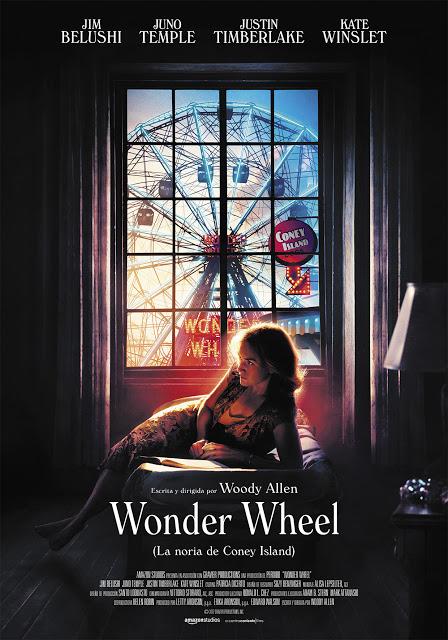 Póster en español de Wonder Wheel, la nueva película de Woody Allen