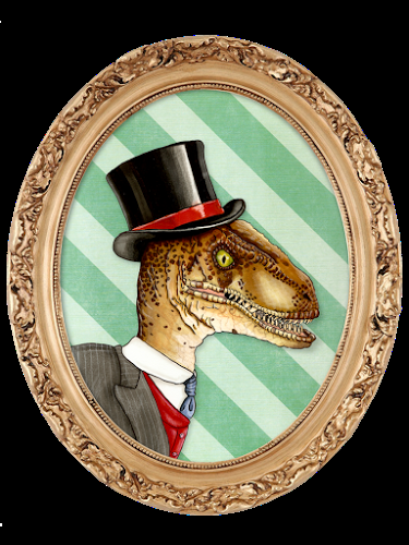 Los elegantes y sofisticados dinosaurios de Deirdre DeLay
