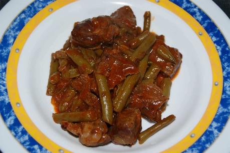 Ternera con judias verdes