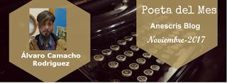 Poeta del mes de Noviembre- Álvaro Camacho Rodriguez