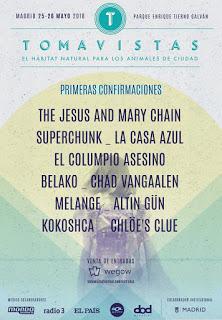 Festival Tomavistas 2018, Confirmaciones