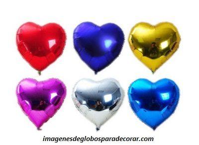 imagenes de globos metalizados corazones