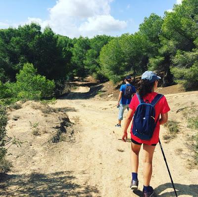 Nos vamos de excursión, senderismo, salida en familia, excursión, ruta, Almoradí, Alicante, Las Heredades, Hoy Serrano, 