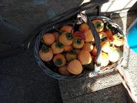 Mermelada de caquis y  naranja con jengibre y ron