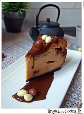 Cheesecake de crema cacahuete