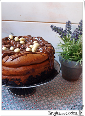 Cheesecake de crema cacahuete