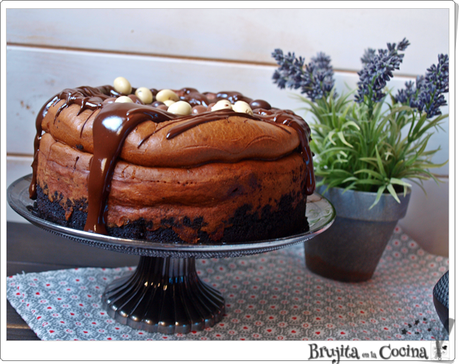 Cheesecake de crema cacahuete