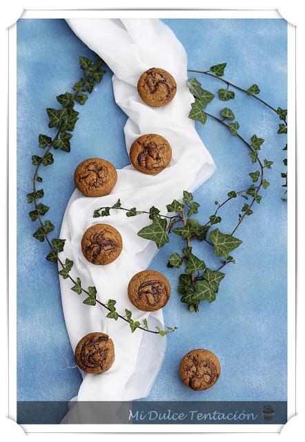 Magdalenas de Calabaza y Nutella