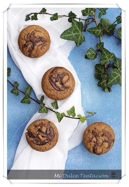 Magdalenas de Calabaza y Nutella