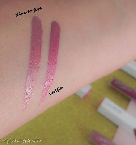swatches labiales metalizados colourpop