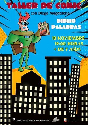 Ciclo BiblioPalabras: taller de cómic ‘Bocadillo de palabras’