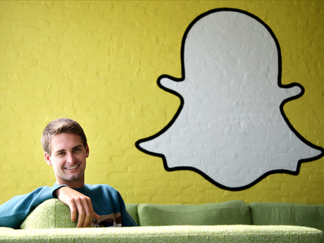 Evan Spiegel Snapchat logo